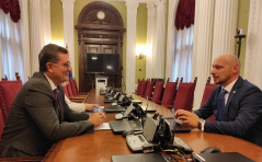 16 September 2022 The Chairman of the Committee on Finance, State Budget and Control of Public Spending in meeting with the Deputy Speaker of the National Assembly of the Republic of Srpska 